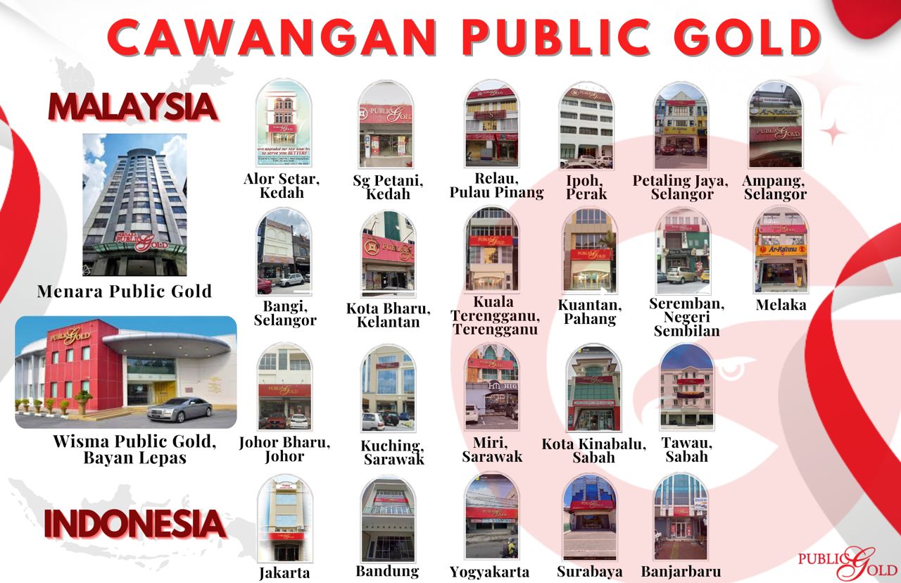 18 Cawangan Public Gold